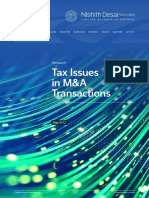 Tax Issues in M A