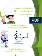 Notas Musicales MI - SOL