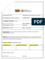 MGNM578 International Business Environment Assignment on Canopy Growth Corporation