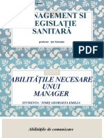 Abilitățile Necesare Unui Manager- Timiș Georgeta Emilia