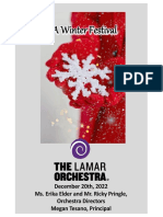 2022 Winter Concert - Lamar Orchestra