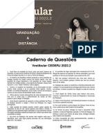 Vestibular CEDERJ 2022: prova de múltipla escolha e redação