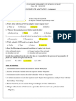 7th - Bio - Climate and Adaptation - Assignment 2 - Birjot