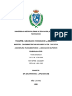 Principales Compromisos en La Educación Superior en Panama y Latino América