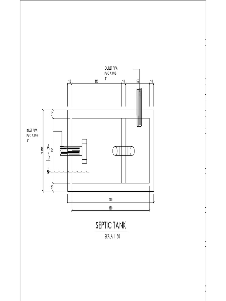 Septic Tank: Outlet Pipa Pvcawø 4