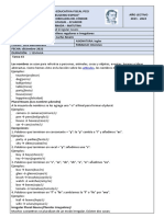 Tarea #3 1ero Bachillerato Lengua Extranjera 2P 2Q