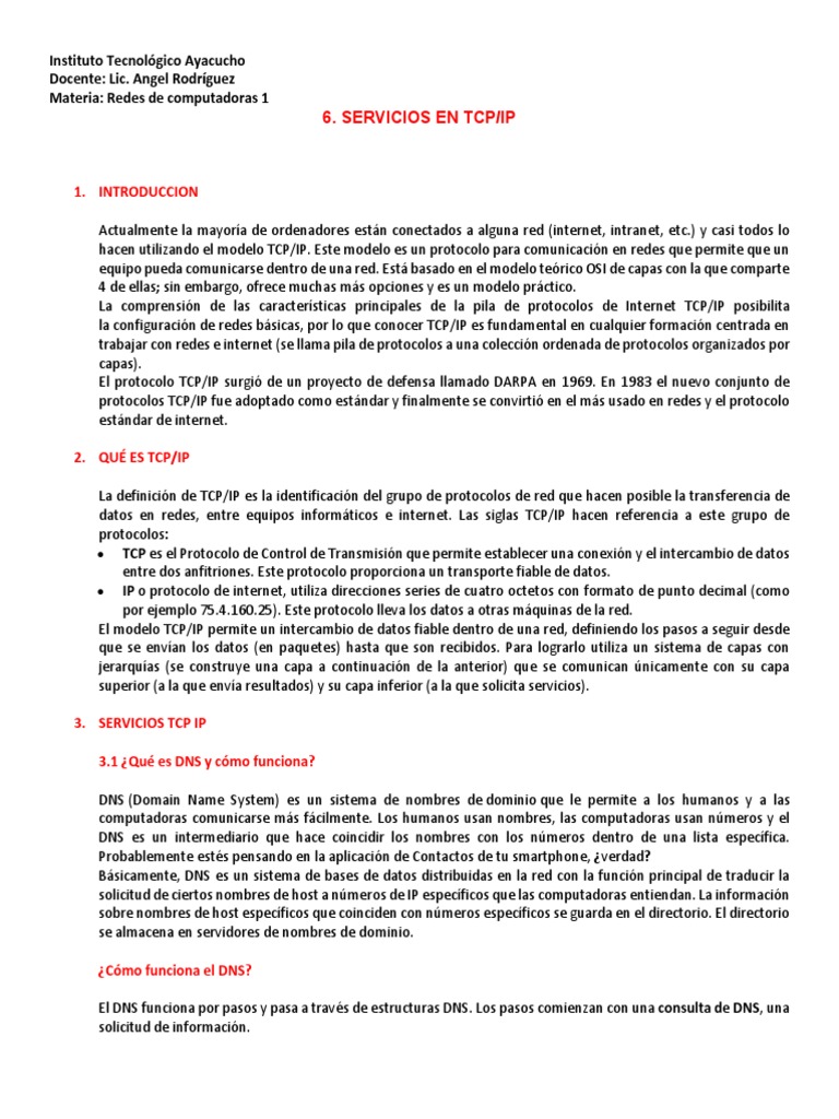 Sistema de Nombres (DNS) | PDF | sistema de nombres de dominio ...