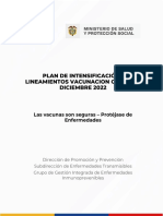 Plan de intensificación vacunación oct-dic 2022