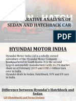 Comaparative Analysis of Sedan and Hatchback Car