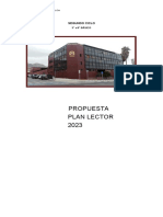 Propuesta Plan Lector 2023 Segundo Ciclo Educación Básica