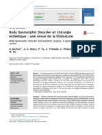 BDD e Cirurgia Estetica Revisao de Literatura