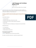 Cargando Imagen Del Firmware de FortiGate TFTP