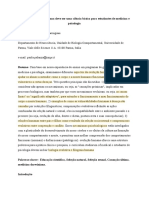 Por Que A Evolução Humana Deve Ser Uma Ciência Básica para Estudantes de Medicina e Psicologia