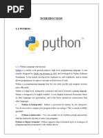 Report On Python | PDF | Python (Programming Language) | Computing