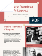 Arquitecto mexicano Pedro Ramírez Vázquez, diseñador de importantes obras