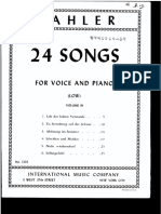 Mahler - 24 Songs, Vol. 3 (Low Voice) (Ed. IMC)