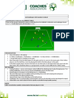 Phase of Play - Defending With Midfield 3, Back 2 and Goalkeeper With Transition To Attack