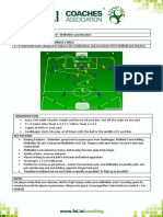 9 V 9 Small Sided Game - Attacking With Transition To Defend - Midfielders and Attackers