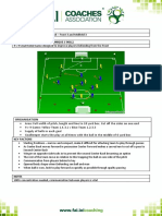 9 V 9 Small Sided Game - Defending With Transition To Attack - Front 3 and Midfield 3