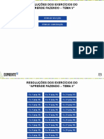 Exercícios de - Aprende Fazendo - Tema V