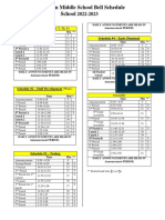 Doolen Middle School Bell Schedule