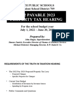 Dec. 20 2022 Duluth Public Schools Truth in Taxation Presentation