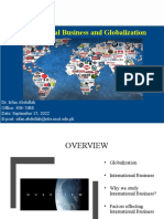 Lecture 2 - Globalization and International Business