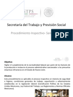 Procedimiento Inspectivo Sancionador STPS