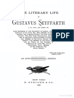 Gustav Seyffarth, Karl Knortz (Ed.) - The Literary Life of Gustavus Seyffarth - An Auto-Biographical Sketch-Steiger (1886)
