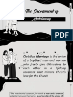The Sacrament of Matrimony