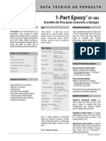 1-Part Epoxy: Esmalte de Piso para Concreto y Garajes