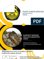 32 Calon Warisan Geologi Kabupaten Lebak