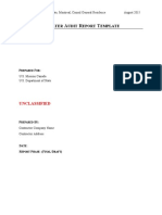 Audit Report Template 37