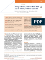 Intraoperative Posterior Polar Cortical Disc.