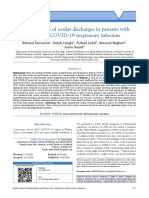 Infectious Rate of Ocular Discharges in Patients.30