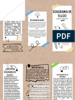 Folleto Tríptico Flyer Academia de Clases de Repaso Escolar Doodle Marrón y Blanco-1