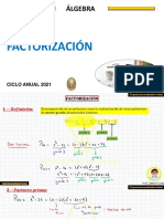 Álgebra Anual Factorización