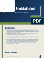 7. Teori Produksi Islami