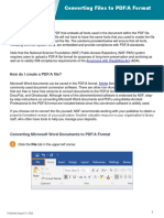 How Do I Create A PDF-A File
