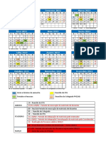 Calendário PPGEAB 2022