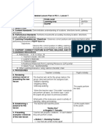 Detailed Lesson Plan in PE 2