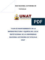 Plan de Mantenimiento Unat