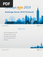 Exchange Server 2019 Protocols Overview