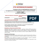 Proyecto Interdisciplinario Matematicas 4to Parcial