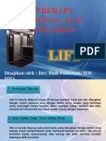 BEBERAPA OPTIONAL DAN ALAT PENGAMAN Elevator