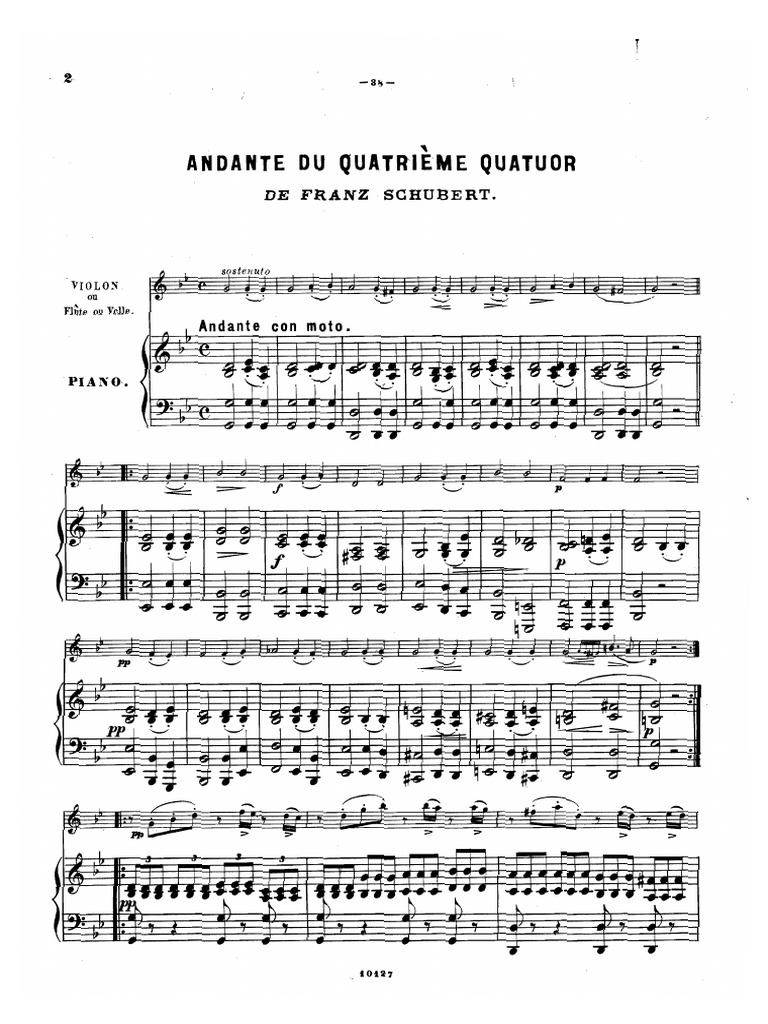  free scores com schubert franz peter andante con moto de la jeune