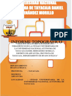 Informe Topografico Unat