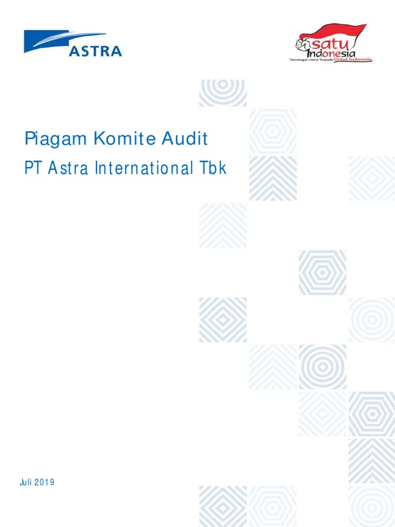 Piagam Komite Audit PT Astra Tbk | PDF
