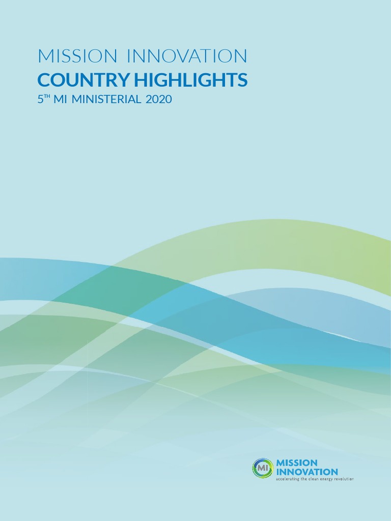 Mission Innovation PDF Renewable Energy Low Carbon Economy