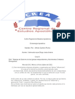 EA4 Sistema de Govierno de Las Iglesias Independientes y Movimientos Cristianos Emergentes.
